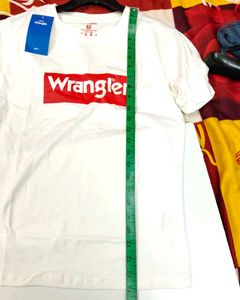 Wrangler White T-Shirt - Size S