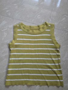 Striped Sleeveless Tank Top