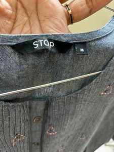 Stylish denim Cotton Kurta
