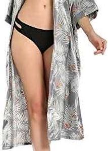 Silky Flamingo Print Robe 🎀✨️