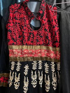 Anarkali Kurta With Choodidar &amp; Dupatta