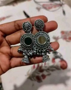 Boho Silver Earrings Set Of 4