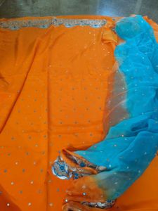 Orange Embroidered Suit sale
