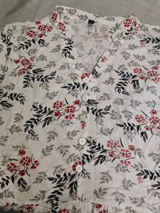 Floral Print Midi Dress/ short kurti