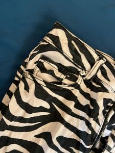 Zebra Print Jeans
