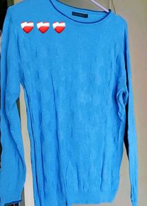 Sky Blue Pullover Sweater