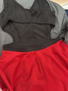 Forever 21 Black &amp; Red Party Dress