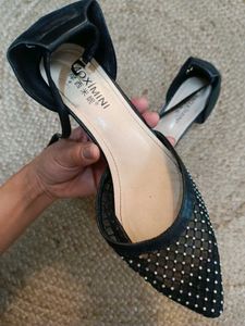 Elegant Black Ankle Strap Heels