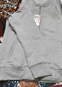 Gray sweat shirt