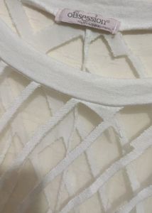 White Net Top For Healthy Girl Or Women