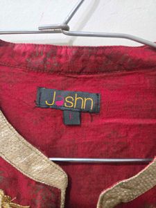 Red Festive Kurta
