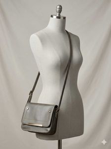Gray Crossbody Bag