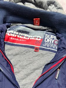 Superdry Navy Blue Hooded Jacket