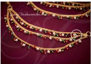 New Bahubali Style Hair Chain Jewellery