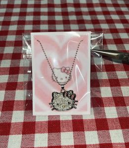 Sparkling Hello Kitty Pendant Necklace