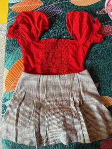 Top and Skirt