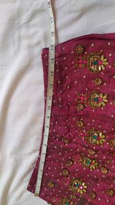 Bridal lehenga with choli and dupatta
