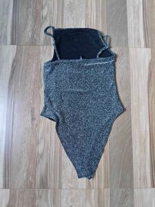 H&amp;M Divided Sparkly Black Top - Size S