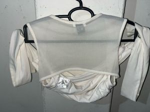 Princess Polly Taylor Wrap Top in White