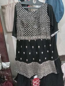 wedding Black sharara dress 🖤🖤