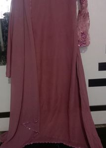 Long Crop Kurti With Dupatta