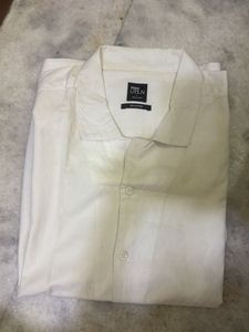 Men's White Short Sleeve Shirt