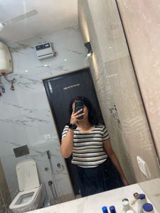 Striped Knit Top