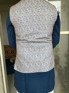 Patterned Nehru Vest