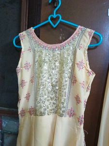 Embroidered Kurta and Sharara Set