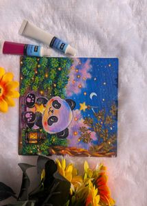 Mini Panda Cute Painting