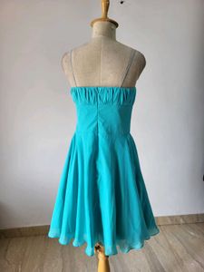 Beautiful Teal Strapless Dress