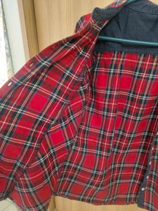 🔥DJ&amp;C Cozy &amp; Classic Red Plaid Flannel Shirt!