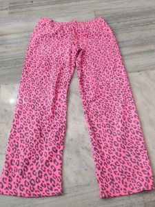Pink Leopard Print Lounge Pants