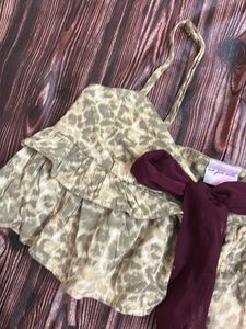 Co ord ruffle top n skort set