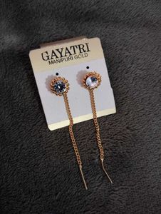 Gayatri Manipuri Gold Drop Earrings