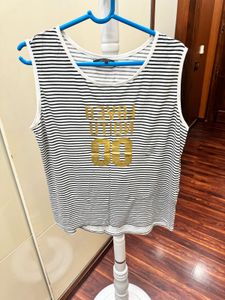 Striped Graphic Tank Top
