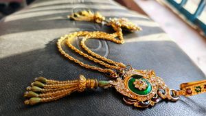 Kamarband / Saree Pin with Beaded Chains