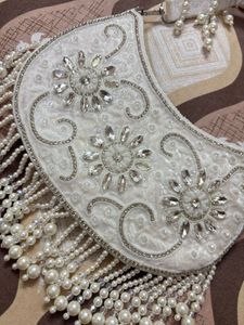 bridal crystal handbag
