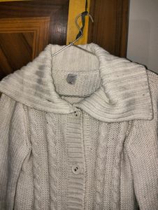 Cozy Cream Cable Knit Cardigan