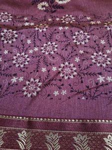 Beautiful Maroon Floral Saree