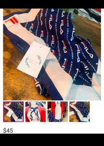 Fila Printed satin Scarf/bandana