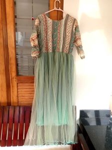 Boho Style Tulle Gown