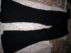 Women's Black Flared Pants