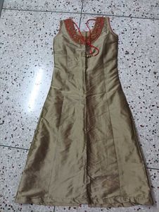 Front Cut Kurti Skirt Set