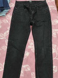 Classic Black Denim Jeans
