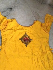 Beautiful Yellow Ethnic Gown