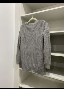 Women Grey Knit Sweater