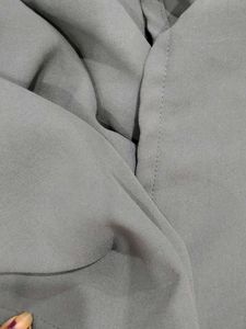 Grey heavy Georgette Palazzo flared skirt