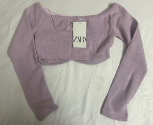 NWT ZARA Knit Cropped Top