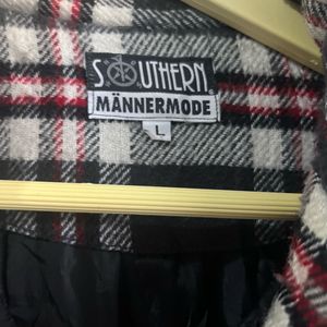 Vintage Plaid Flannel Jacket